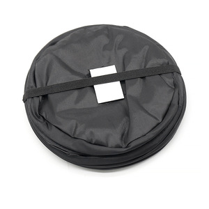 Sac de rangement suspendu pour siège de voiture et poubelle, tissu Oxford 260D noir, capacité 4L, rangement pour bouteille d'eau - Product Image 3
