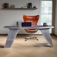 G-Bardon T8310 pour bureau d'industrieliste, ensemble complet - Finition aluminium antique, couleurs personnalisables pour la maison, l'hôtel ou le bureau