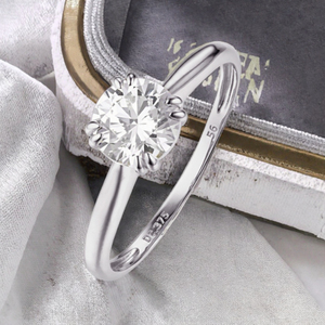 OAHLAN Joyería Fina, Anillo de Compromiso y Matrimonio para Mujer, Plata de Ley 925 con Moissanita, Seis Puntas, Regalo - Product Image 3