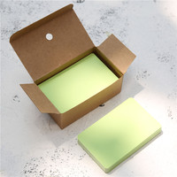 Cartes en papier dur pour les étudiants en alphabétisation signets cartes postales Message merci mots en papier vierge pour les étiquettes de bijoux à transporter