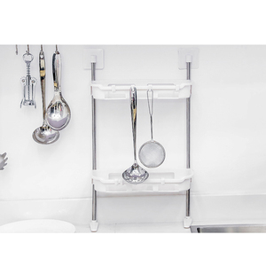 Support mural pour rouleau de papier <span class=keywords><strong>toilette</strong></span>, étagère de <span class=keywords><strong>toilette</strong></span> à 2 niveaux en plastique, étagère murale pour <span class=keywords><strong>toilette</strong></span> - Product Image 5