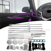Kit d'éclairage d'ambiance LED pour couvercle de klaxon lumineux BMW X5 F15 – Modification d'éclairage intérieur de voiture, pièces automobiles
