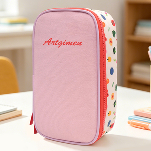 <span class=keywords><strong>Trousse</strong></span> à crayons esthétique avec motif frais pour adolescentes, pochette de papeterie pour l'école et le bureau, jolie <span class=keywords><strong>trousse</strong></span> de beauté - Product Image 2