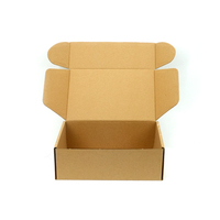 Boîtes d'Expédition en Carton Ondulé Vierge Uniques, Petites Dimensions, avec Impression de Logo Personnalisé, pour Emballage de Soins de la Peau, Vêtements, Vente en Gros
