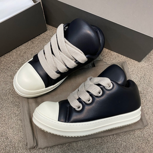 Zapatos Casuales <span class=keywords><strong>de</strong></span> Cuero Negro <span class=keywords><strong>de</strong></span> Lujo para Hombre, con Punta Gruesa, a la Moda, para Exteriores, para Todas las Temporadas, Estilo Owens - Product Image 2