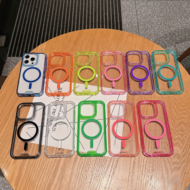 Ivymax New Cellphone Accessories for iPhone 11 12 13 14 15 16 Pro Max Wholesale 360 Phone Cases with Magnets