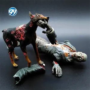 NECA دمية الزومبي الموتى السير والأكل واللعق كلب الزومبي متحرك دمية التزيين ألعاب PVC تماثيل أنيمي للجنسين اليابان