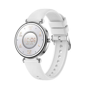 <span class=keywords><strong>Montre</strong></span> <span class=keywords><strong>connectée</strong></span> tendance pour <span class=keywords><strong>femme</strong></span>, <span class=keywords><strong>petit</strong></span> écran, acier doré, appels Bluetooth, moniteur d'oxygène sanguin, suivi d'activité, bracelet en silicone - Product Image 2