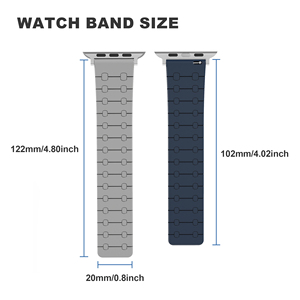 Cinturino Magnetico Esclusivo RYB per Apple <span class=keywords><strong>Watch</strong></span> Ultra 49mm, Cinturino in Silicone Impermeabile a Sgancio Rapido per Apple <span class=keywords><strong>Watch</strong></span> Serie 10 <span class=keywords><strong>9</strong></span> 8 7 - Product Image 5
