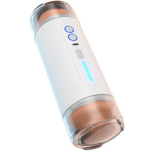 Jiuai Volledig Elektrische Verwarmde Aircraft Cup Realistische <span class=keywords><strong>Vagina</strong></span> Telescopische Mannelijke Masturbator Seks Toy Penis Trainer voor Middelbare Leeftijd - Product Image 2