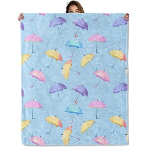Assorted Print Flannel <b>Blanket</b> Throw <b>Blanket</b> Nap <b>Blanket</b> Fade Resistant Lightweight <b>for</b> Bed Sofa Couch Custom Print - Product Image 2