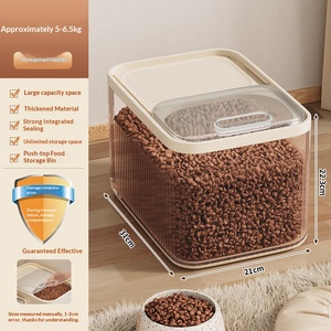 <span class=keywords><strong>Container</strong></span> de Armazenamento de Ração para Cães e Gatos, Plástico Ecológico de Alta Qualidade, Empilhável, à Prova de Umidade e Selado - Product Image 4
