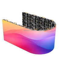Layar LED Kubah 3D Tanpa Kacamata Fulida P2.9, Luar Ruangan, Gamut Warna Adobe RGB 98% 360 °   Layar Podium Fleksibel Tanpa Sambungan Sudut Pandang Luas