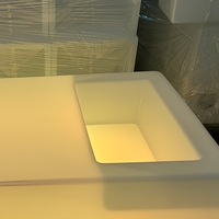 Fabricant de tables de bar en plastique PE avec LED RGB, table de fête LED, table d'extérieur avec seau à glace pour ensemble de meubles de bar à domicile, événements, fêtes