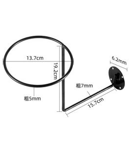 Parrucche tappi Display appendiabiti da moto cappellino Stand metallo casco supporto supporto a parete - Product Image 2
