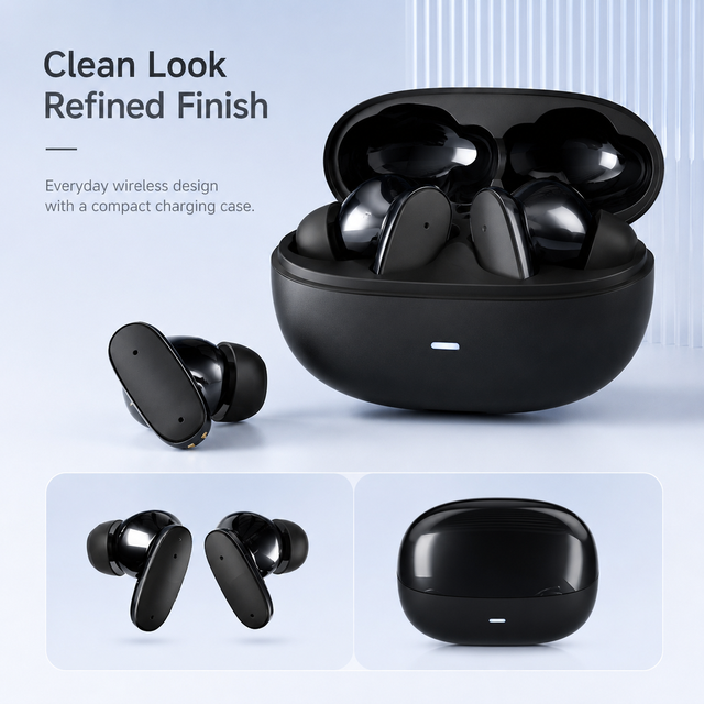 Bluetooth Earphones 2026 New AI Translation Bluetooth Earphones Semi in Ear Sports Listening, Music Calling, Metal