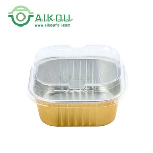 300ml <strong>Small</strong> Aluminium <strong>Pan</strong> for Bakery Use Square Mousse Shape Muffin Cake Mold Baking Dishes <strong>Pans</strong> Box Packing Dessert - Product Image 3