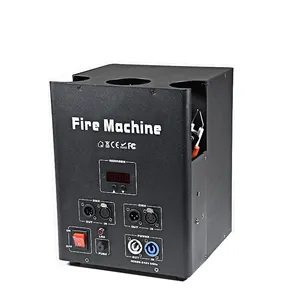 Mitushow Hotsale Professionele Dmx 200W 3 Hoofden Triple-Weg Fire Machine Spray Kleurrijke Stage Flame Projector Machine
