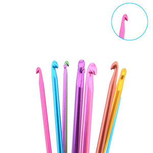 11: بيع بالجملة عالية الجودة أفغان الألومنيوم مجموعة الحياكة إبرة ديي الحرفية needles متماسكة - Product Image 2