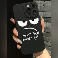 Nouvelle Coque de Téléphone Antichoc en TPU Souple avec Imprimé « Ne Touchez Pas Mon Téléphone » pour iPhone Xr 11 12 13 14 15 Pro Max