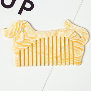 Vente chaude Adorable mignon peignes personnalisés avec Logo large <span class=keywords><strong>dent</strong></span> peigne à cheveux en forme d'animal peigne - Product Image 3