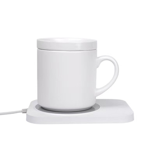 Tasse Usb <span class=keywords><strong>de</strong></span> qualité alimentaire réutilisable portable avec plaque chauffante Tasse intelligente en céramique à 55 degrés <span class=keywords><strong>Chauffe</strong></span>-tasse Tasse à café chauffante <span class=keywords><strong>sans</strong></span> <span class=keywords><strong>fil</strong></span> - Product Image 1