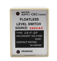 Liquide niveau relais C61F-GP niveau d'eau contrôleur de niveau d'eau interrupteur pompe à eau automatique commutateur