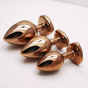 Metall Anal Butt Plug Unisex Anspruchs volle Sexy Anal Spielzeug Edelstahl Lila Kristall Schmuck Anal Sex für Erwachsene Paare - Product Image 5