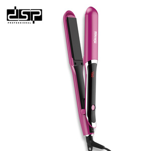 Plancha de Pelo Dsp de Cerámica 10083, Plancha Eléctrica Portátil de Temperatura Ajustable para Uso en Casa y Viajes - Product Image 4