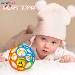 Hochet sensoriel pour bébé, boule sonore à agiter facile à saisir, en plastique, avec son - Product Image 2
