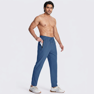 Men's <b>Trousers</b> Wear Anti-Wrinkle Fashionable Casual Men's Pants Pockets Plain Dyed Cotton Knitted Custom Design Sweatpants 2026 - Product Image 1