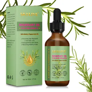 Factory Best Hair Growth Products Miele Rosemary Mint Oil For Hair Growth Organic Caster Oil With Derma Roller For Hair Regrowth