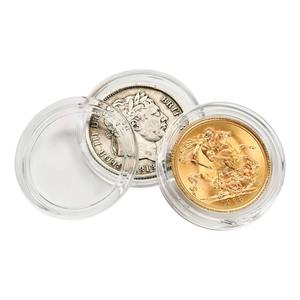Capsule monete in oro sovrane da 22.8mm scatole da collezione di monete con apertura a mezzaluna - Product Image 1
