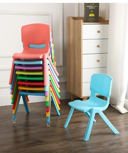 Großhandel Vorschulstuhl Bunter Indoor-Kindergarten-Kinderstuhl Tragbarer Sicherheits-Kunststoffstuhl für Kinder Esszimmerstuhl - Product Image 2
