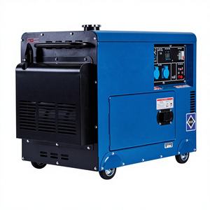 高品質超静音5KW 8KW 9KW 10KW 12KW 15KWディーゼル発電機セット 110V 220V 380V キャンプ用発電機 - Product Image 2