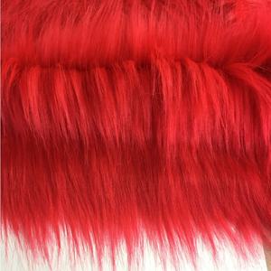 Precio de fábrica al por mayor de <span class=keywords><strong>pelo</strong></span> largo personalizado Hipile tela 100% poliéster tela de piel sintética para prendas de vestir Juguetes - Product Image 5