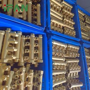 IFAN保証品質3/4 "マニホールド4方法床下暖房システム真水マニホールド - Product Image 1