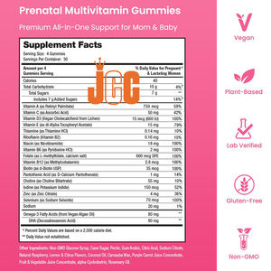 เยลลี่วิตามินสำหรับผู้หญิงก่อนคลอดด้วย <span class=keywords><strong>DHA</strong></span> vegan วิตามินสำหรับหญิงตั้งครรภ์ที่มีโอเมก้า3โคลีนและ D3วิตามินการตั้งครรภ์สำหรับเยลลี่ผู้หญิง - Product Image 2