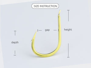 Toptan Iseama ters barb balıkçılık kanca sazan kanca - Product Image 4