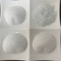 Sable abrasif transparent en verre recyclé broyé pour le sablage de pierres artificielles, terrazzo, comptoirs en époxy et l'élimination de la rouille