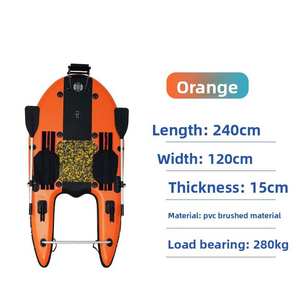 Inflable de Pvc para el vientre barco de pesca flotador tubo Sup adultos con asiento silla bolsas de almacenamiento pequeño agua salada carpa lago <span class=keywords><strong>Mini</strong></span> <span class=keywords><strong>Kayak</strong></span> - Product Image 3