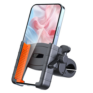 Support de téléphone portable à clipser pour vélos, vélos électriques, motos, orange, noir, rouge - Product Image 1