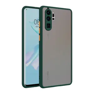 热销半透明磨砂配件Para Celulares TPU PC手机壳保护套适用于华为P30 Pro P40 lite Mate 30 P20