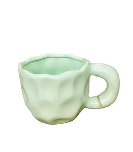 Nordic Ins bunte Tasse kreative Beule einfarbige Keramik becher Paar Kaffeetasse