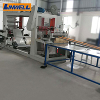 Machine à coller les panneaux composites en aluminium de 25 mm pour plafonds, machine robuste pour la fabrication de panneaux alvéolaires