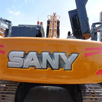 Excavatrice sur chenilles Sany SY235H d'occasion, godet de 1,2 m, poids opérationnel de 23,5 tonnes, pelleuse d'origine chinoise pour travaux de terrassement et de construction