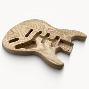 Oferta Especial: Cuerpo de Guitarra DIY en Blanco, de Fresno, sin Acabado, SSS, en Venta - Product Image 4