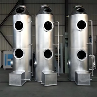 Épurateur vertical de gaz, matériau PP/FRP/SS304 avec protection UV pour l'industrie de l'électrodéposition