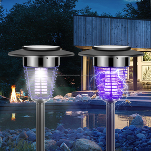 Luz LED Solar Bug Zapper impermeable <span class=keywords><strong>Anti</strong></span> Mosquito de jardín al aire libre de insectos plagas de insectos Control Solar Mosquito - Product Image 4