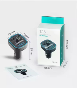 Lecteur <span class=keywords><strong>MP3</strong></span> pour voiture série <span class=keywords><strong>T25</strong></span>, chargeur de voiture, chargeur rapide, kit mains libres BT5.0, émetteur FM - Product Image 3